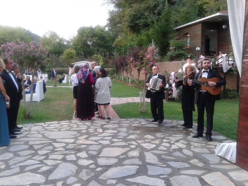 Karşılama için Trio Grubu